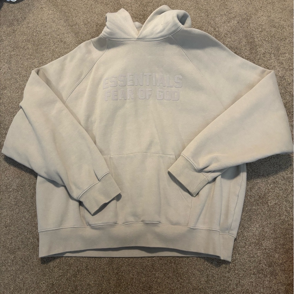 Essentials Fear of God Light Gray Sweatshirt